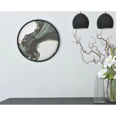 ZEGAR ŚCIENNY GREEN 50X5,5 cm